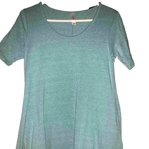 Women’s Lularoe tunic shirt blouse size xxs teal